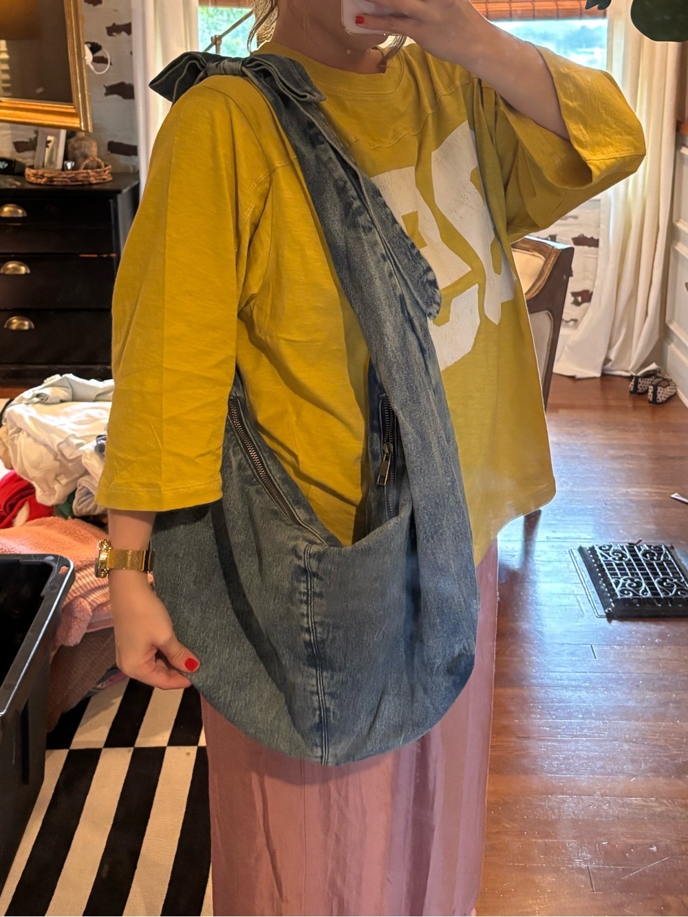 Denim Boho Bag